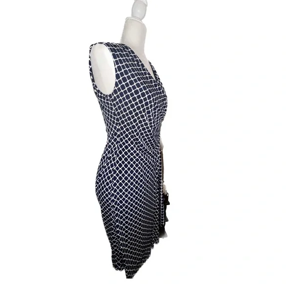 New - Enfocus Studio Blue Dress | Color: Blue/White | Size: 14 - Picture 7 of 13